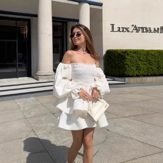 Off-Shoulder Sweetheart Tube Top Dress
