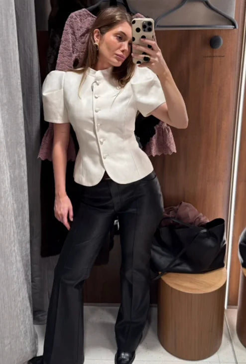 Zara Puff shirt