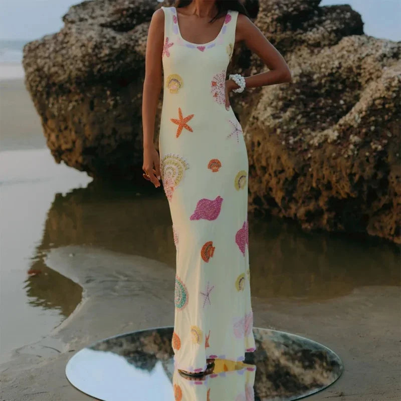 Oceanus Long Dress