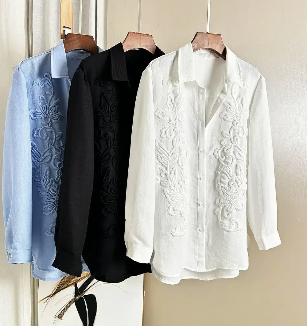 Luxury Embroidered Royals Shirt