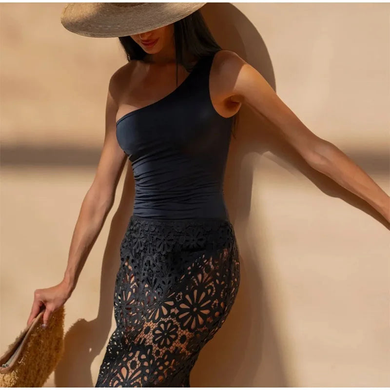 Lace skirt set