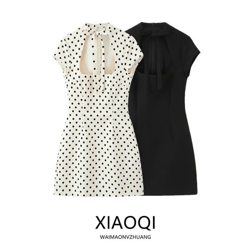 Polka Dot Knot Mini zara dress