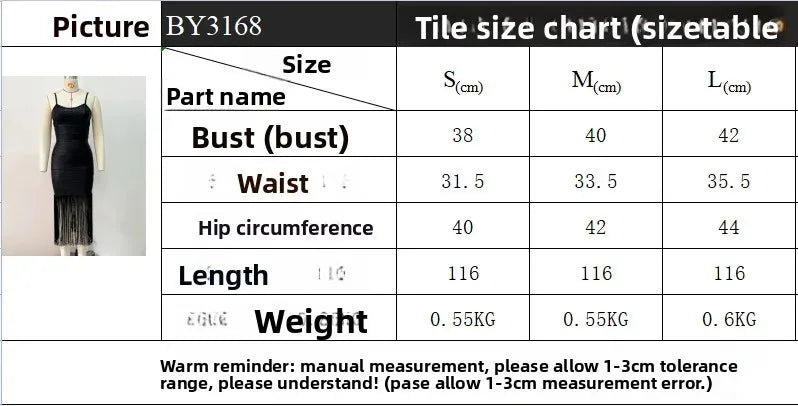 Bandage Tassel fringe Dress