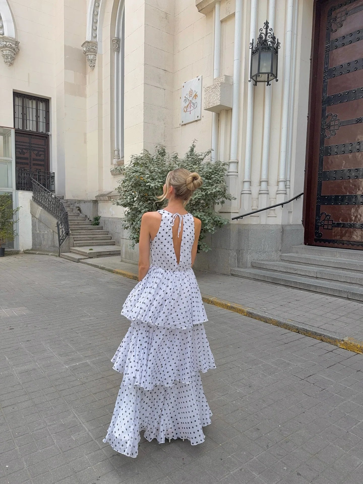 Polka dots Layered Ruffles