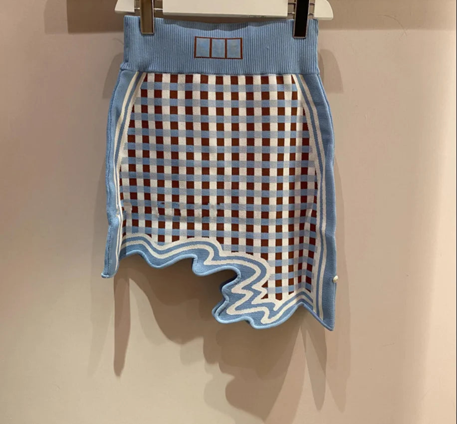 ph5 Wavy vibes skirt Asymmetrical posh - Shellss