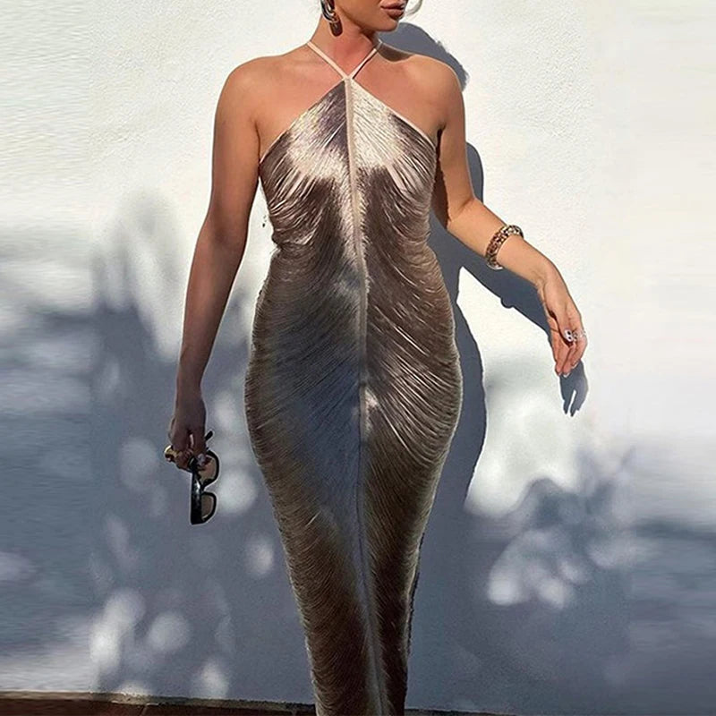 Metallic Fringe Golden white pink black Party