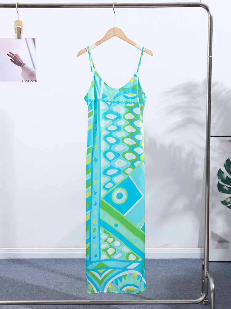Pucci Green Long Dress