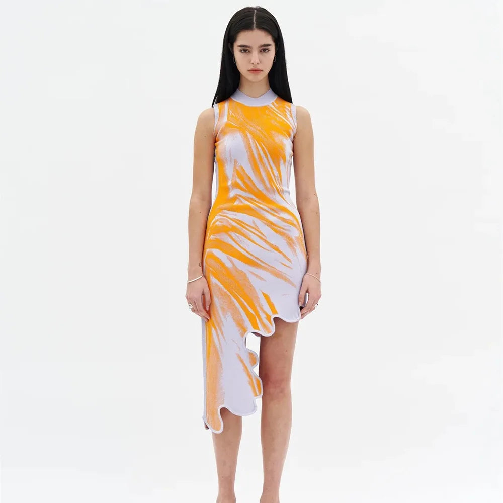 ph5 Bandage Knit Wavy Dress - Shellss
