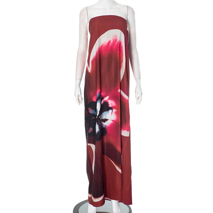 Backless Belted Dress