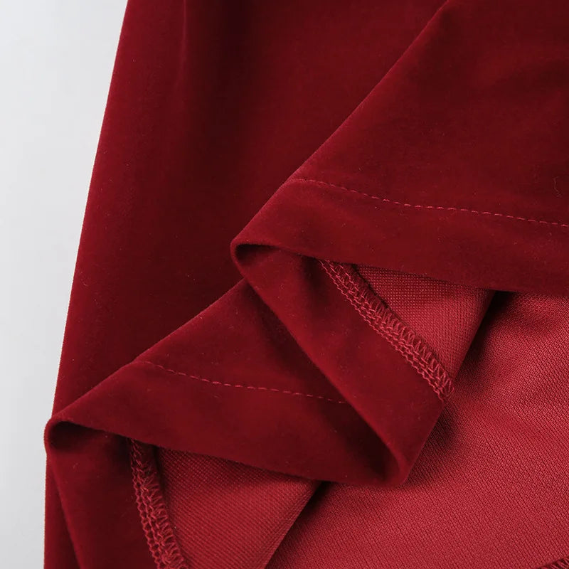 Velvet Mini With Bow