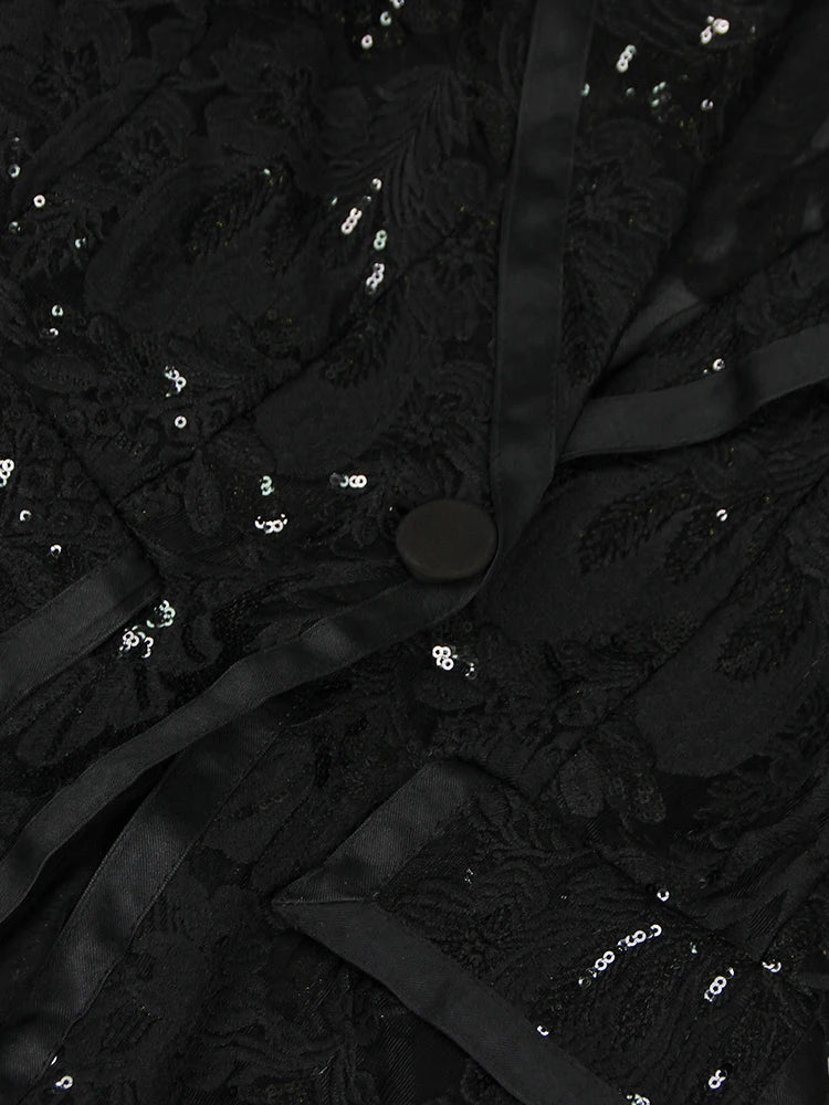Lace Luxe Power Suit- nadine dior - Same day - Shellss