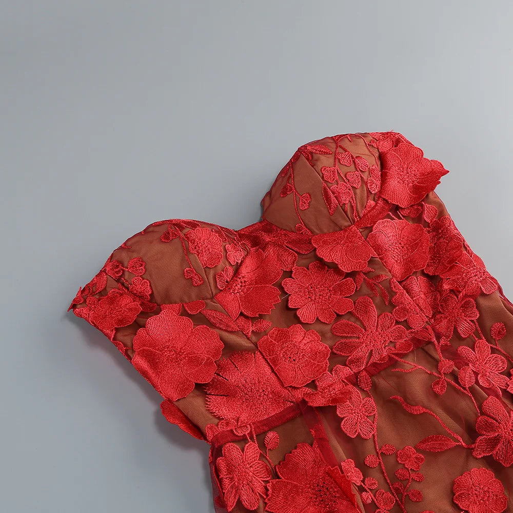 Luxury Glam Embroidered Beauty