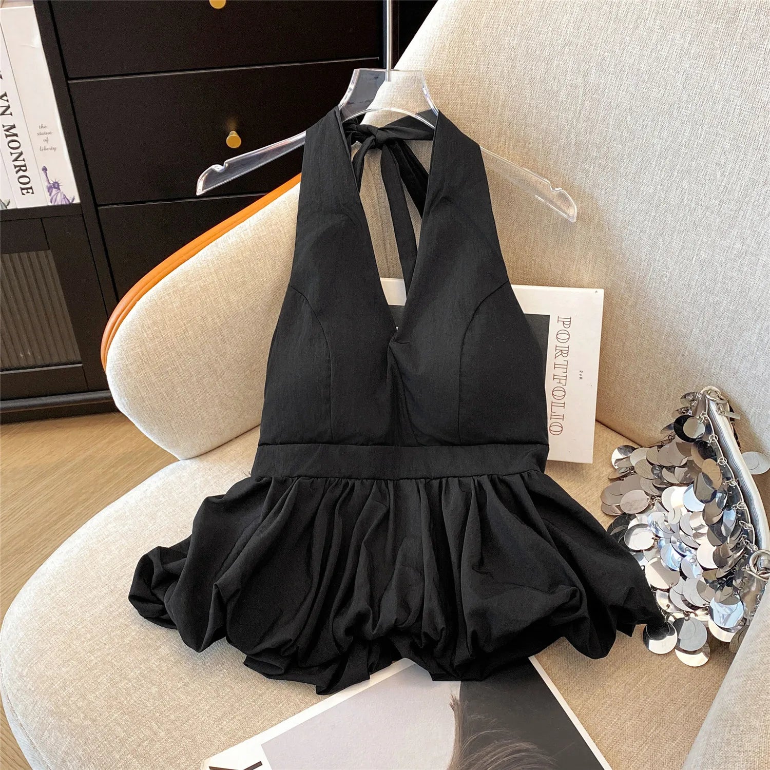 Halter Top With Build-in Bra