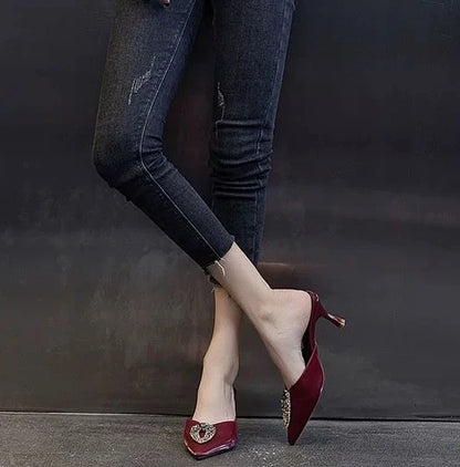 Designer Rhinestone Heels- Super Classy