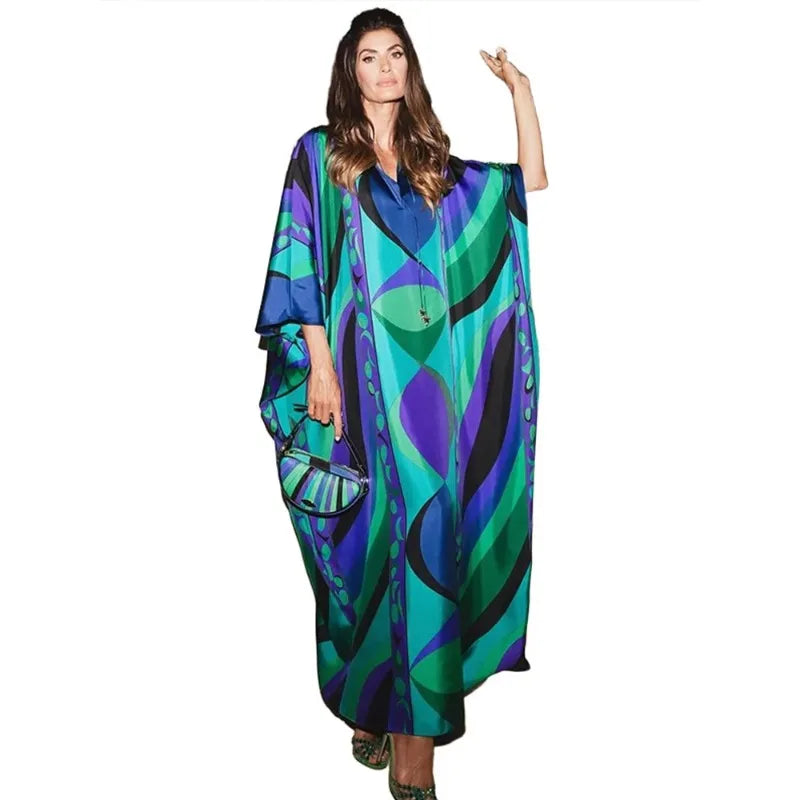 Celebrity Pucci print kaftan