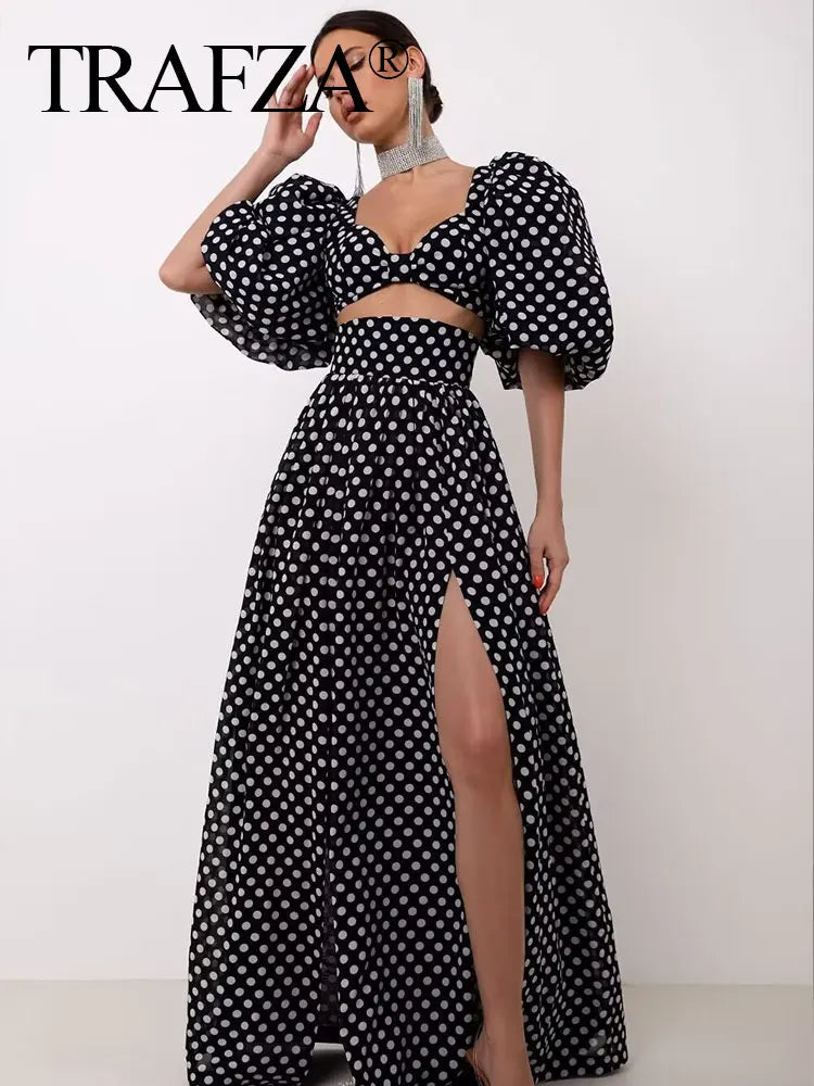2 piece Polka Dots Set
