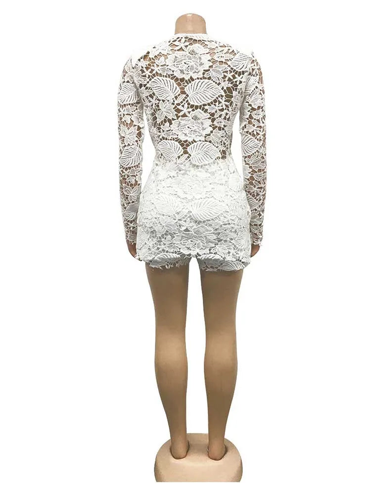 Lace 2 Piece Top and Shorts