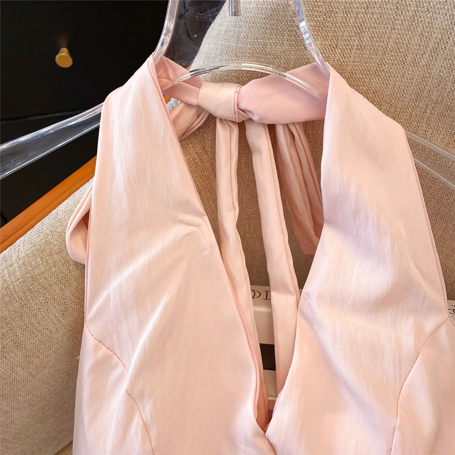 Halter Top With Build-in Bra