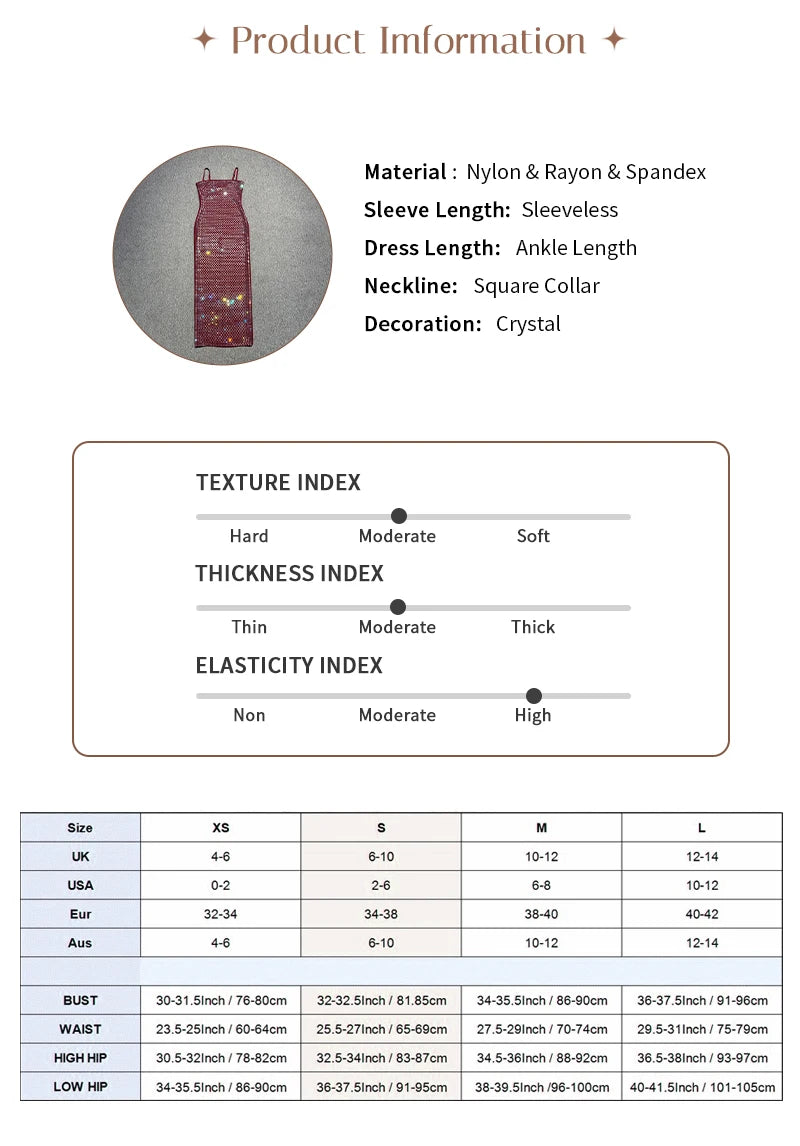 Burgundy Sequin Spaghetti Strap Midi Dress Bodycon Sparkly Evening Party Cocktail Formal Dress Women's Slim Fit Backless Gown