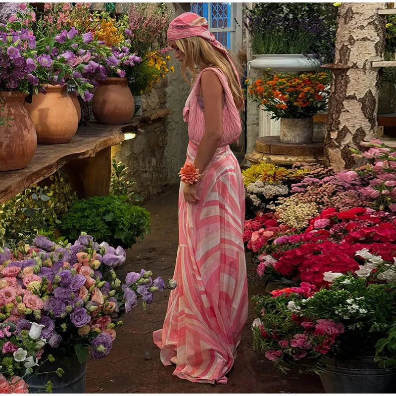 1 Pucci Vibe marble print skirt Set