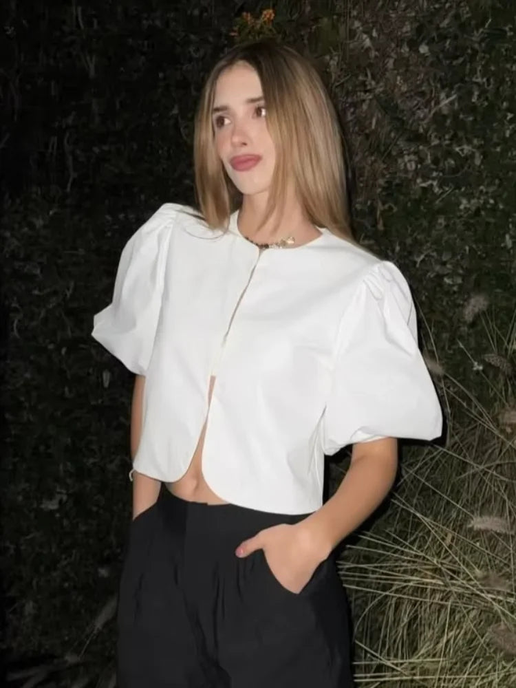 Puff Sleeve Elegant luxury top