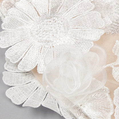 Backless Flower delicate Dress