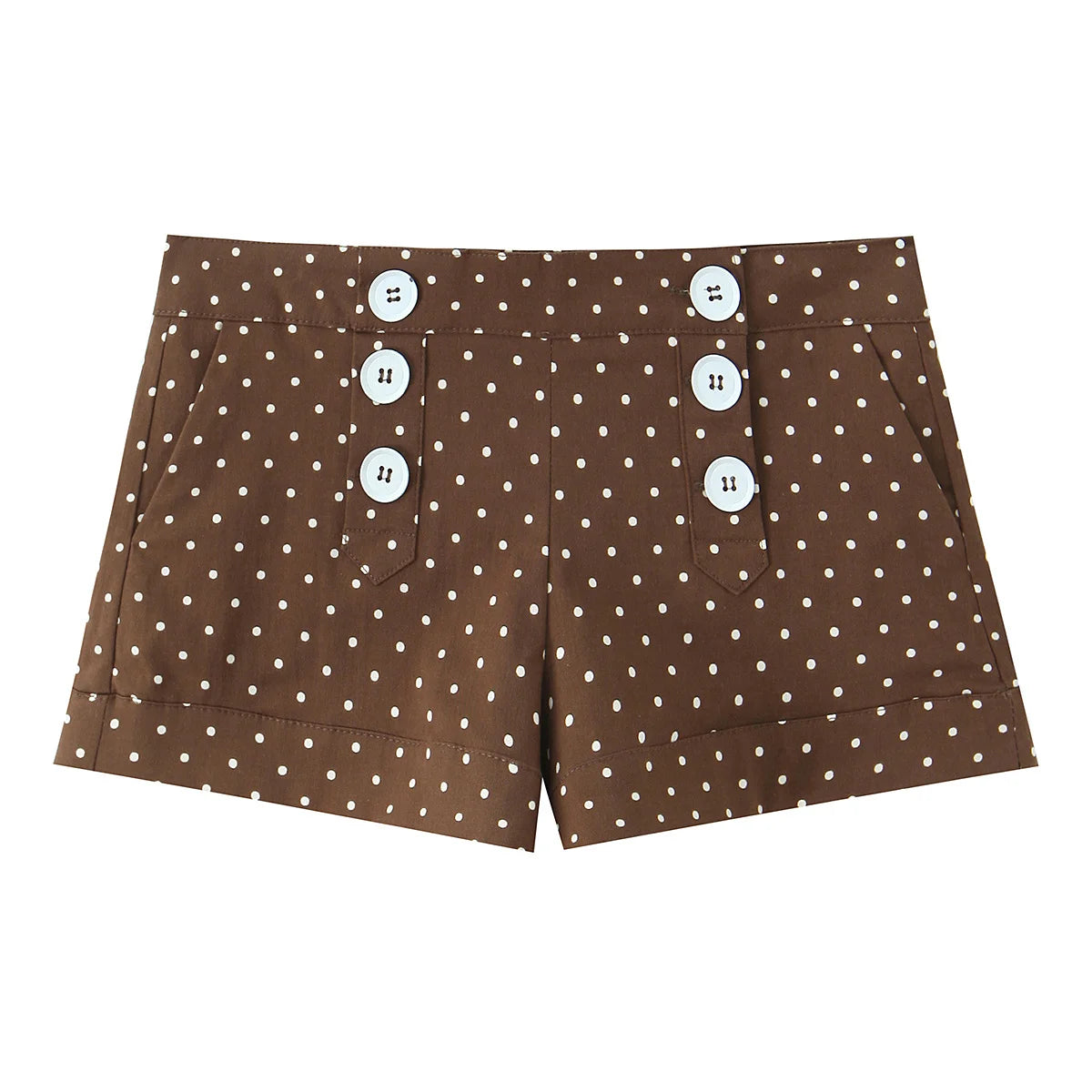 Summer shorts set brown