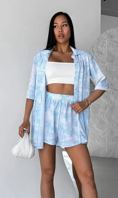Summer Soft Shorts Set