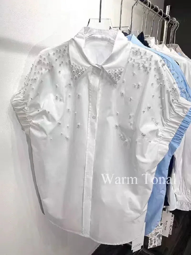 Ivory Pearl Cotton beads - The Royals Shirt