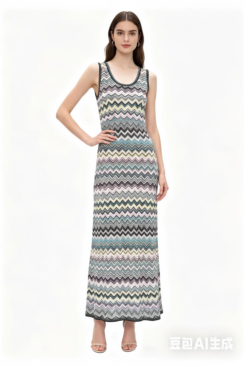 Missoni new zig zag knit dress