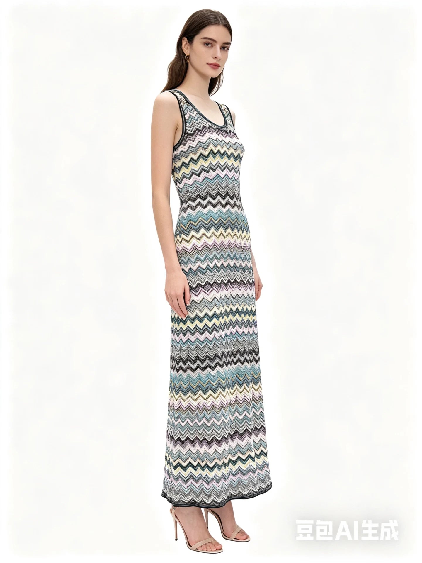 Missoni new zig zag knit dress