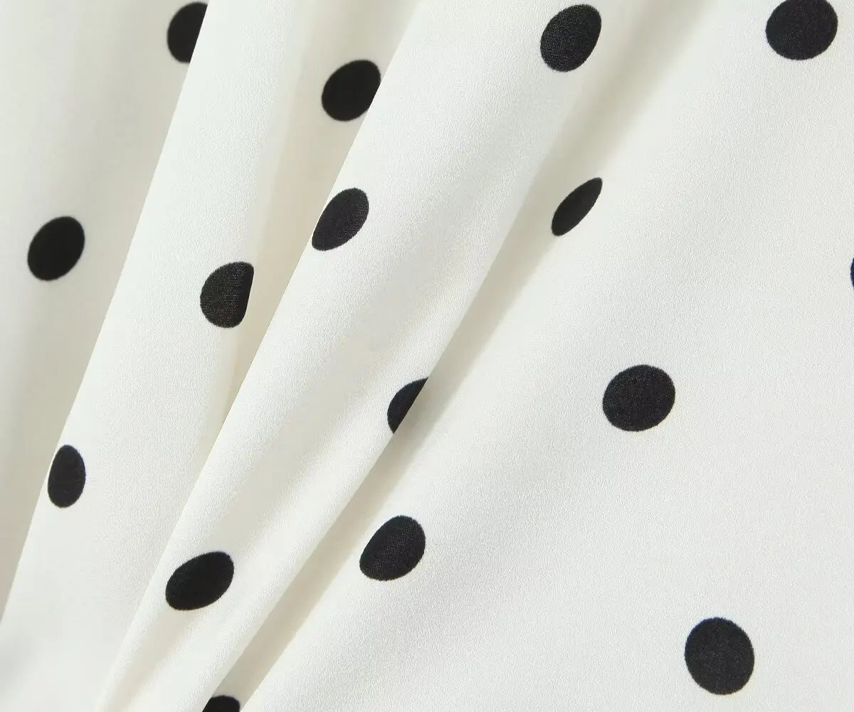 Polka Dot Halter Dress