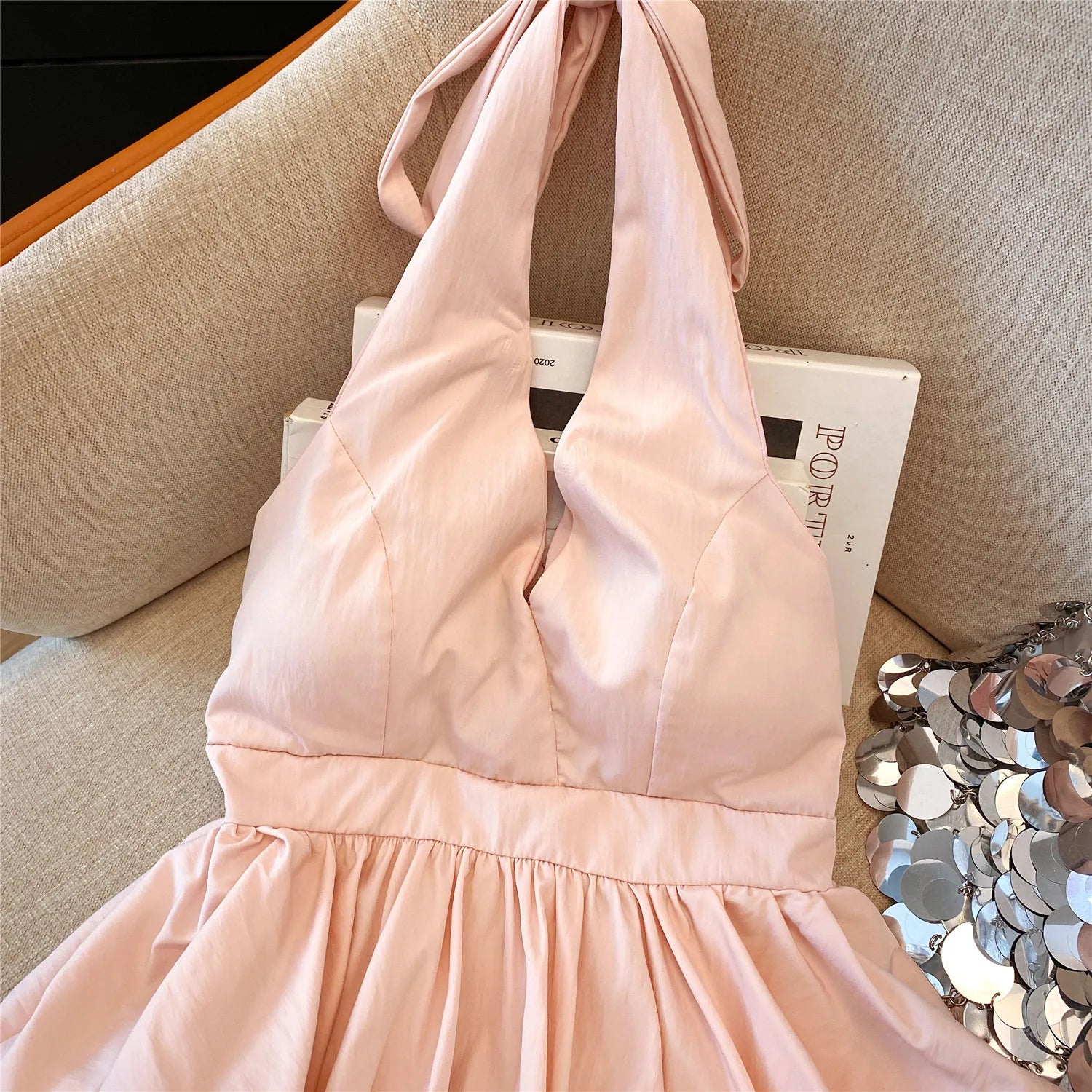 Halter Top With Build-in Bra
