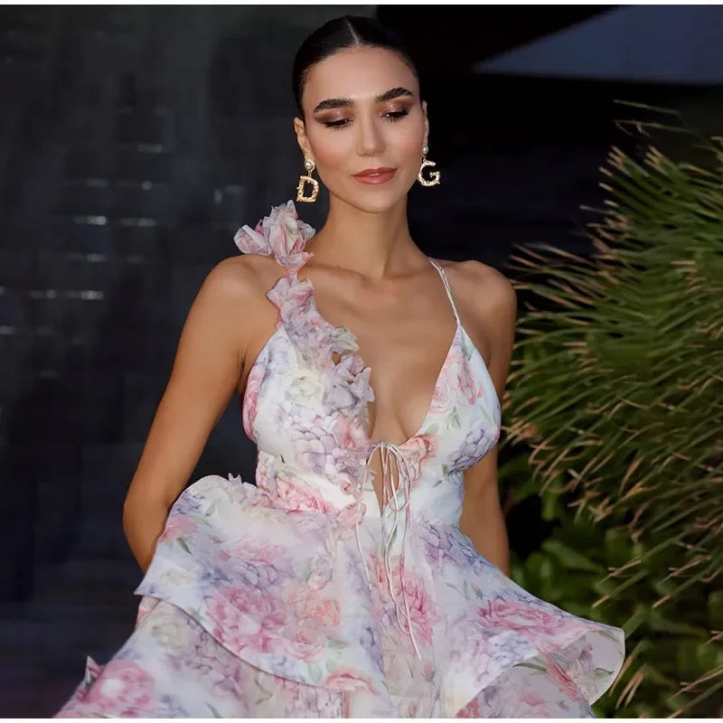 2 Layer Ruffle Backless - Shellss