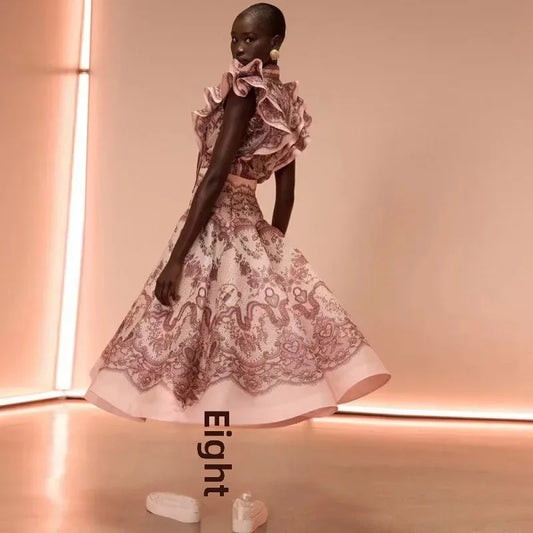 A- Line Skirt set
