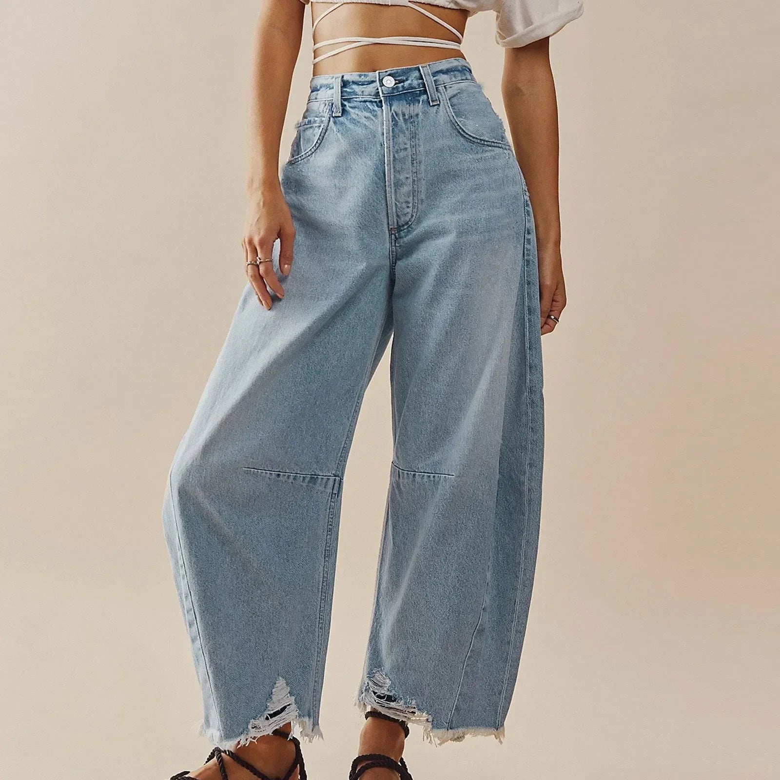 Zara Vibes Barrel jeans