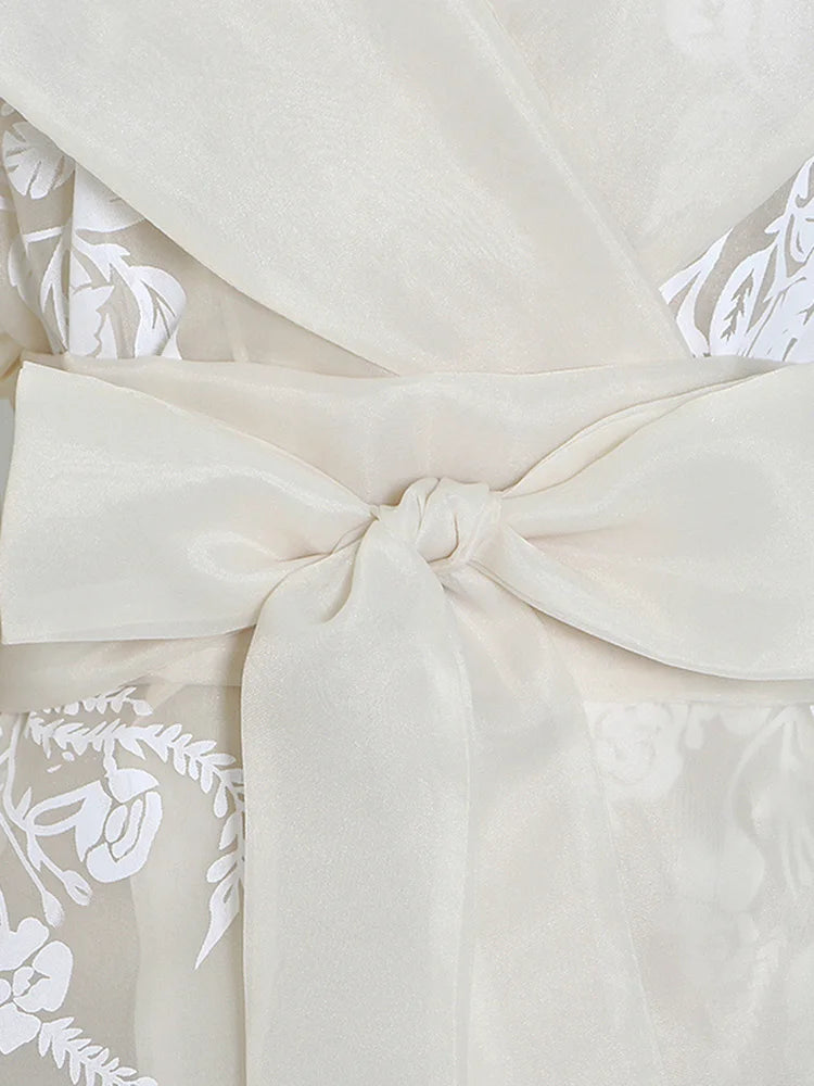 Embroidered Lapel Blouse