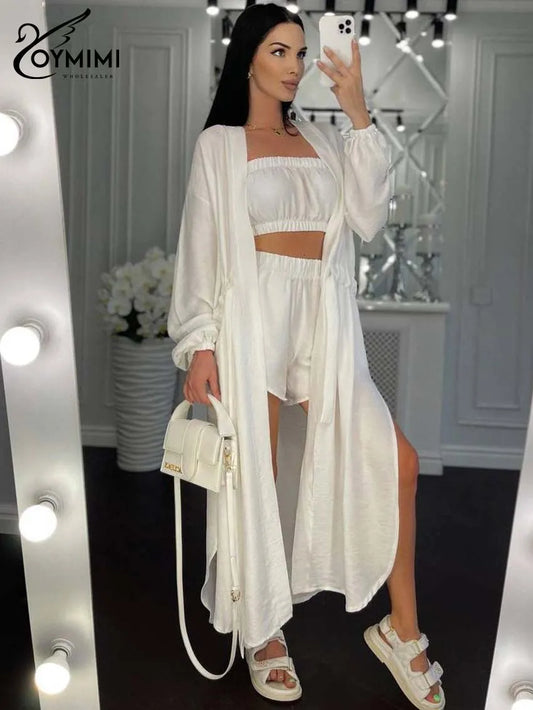 3 Piece Sets Woman Outfit Elegant