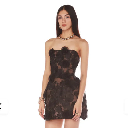 3D Flower Party Dress