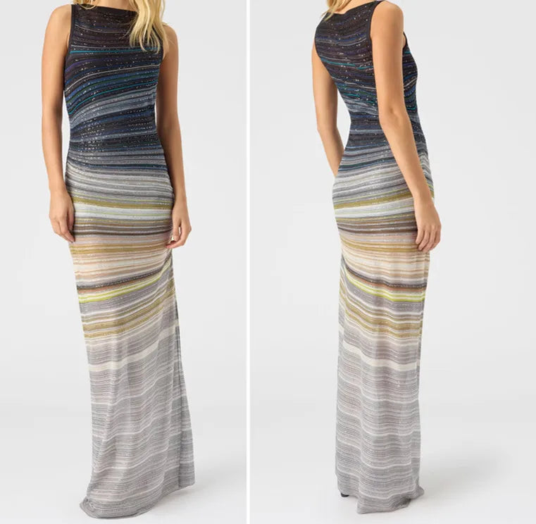 Missoni Gradient Golden Thread Dress