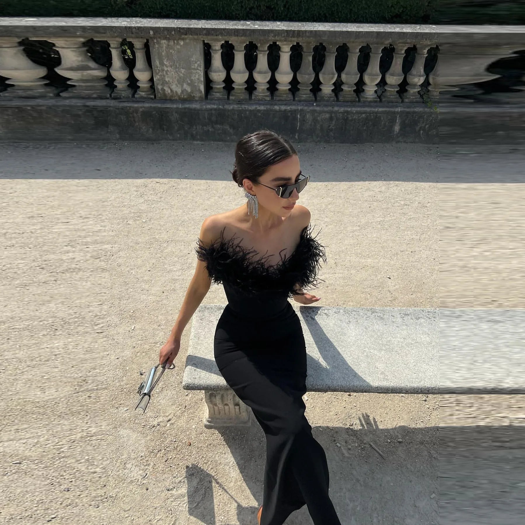 Feather French High-end Elegant Party - Shellss