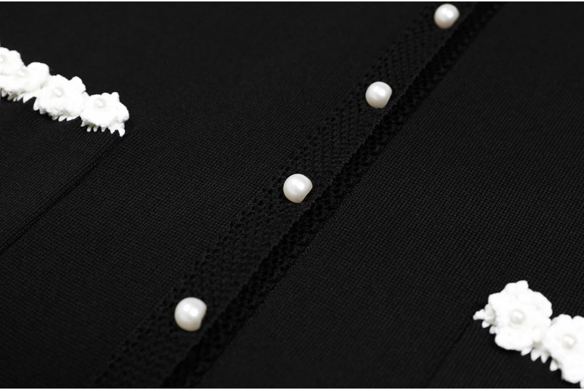 Sandro Knitted Black dress