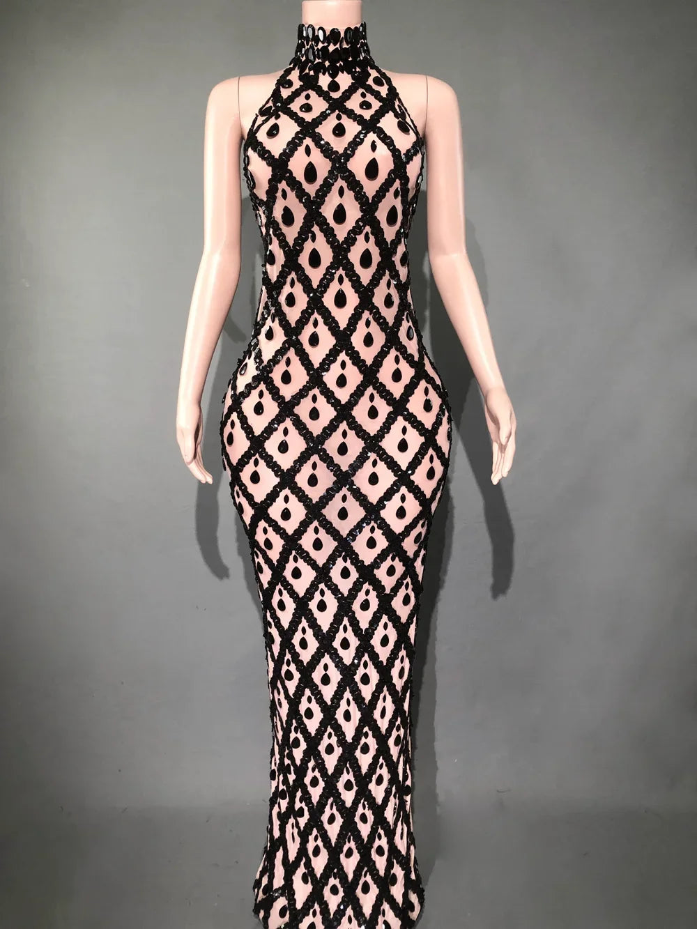 Sparkly Rhinestones Bodycon Dress