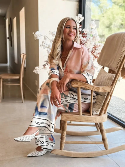 Silk Summer Printed Posh Set