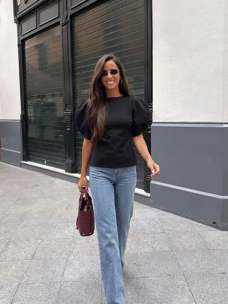 Chic Puff Sleeve Tops