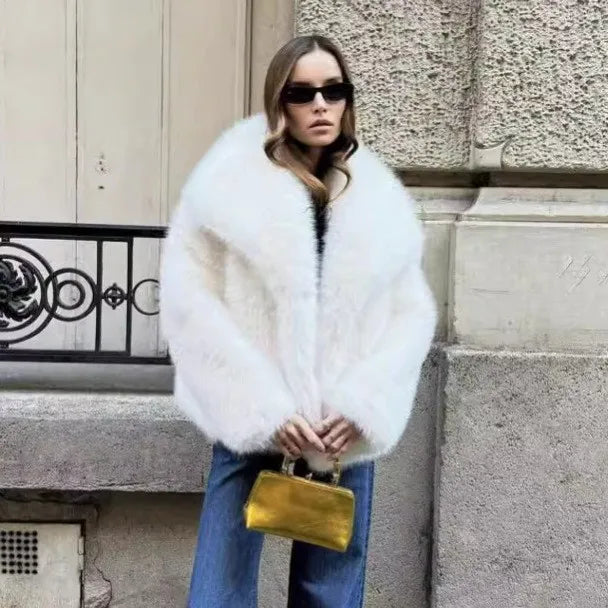 Luxury faux Fur Jacket