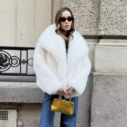 Luxury faux Fur Jacket
