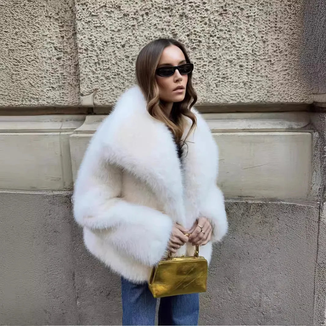Luxury faux Fur Jacket
