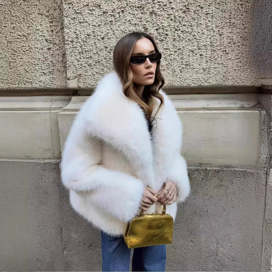 Luxury faux Fur Jacket