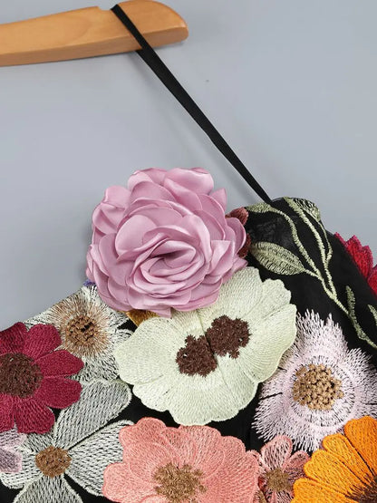 3D Flower Party Dress